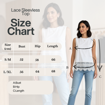 Lace Sleeveless Top
