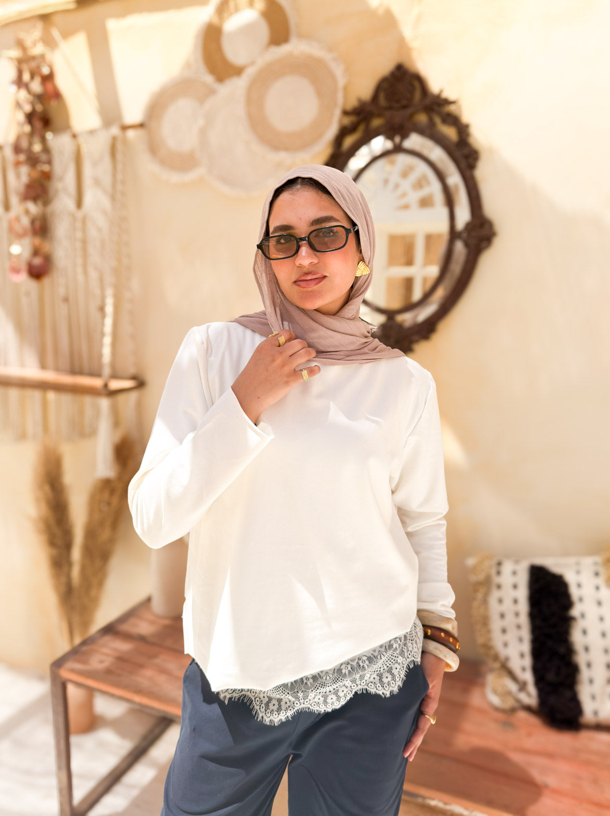 Lace Sleeveless Top